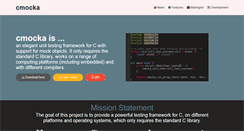 Desktop Screenshot of cmocka.org