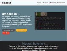 Tablet Screenshot of cmocka.org